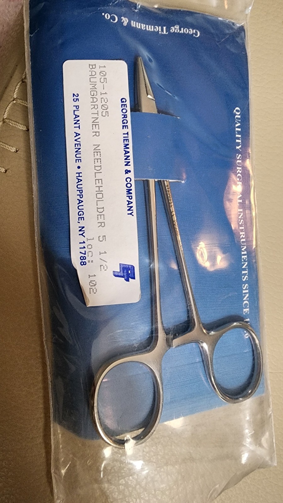 Baumgartner Needleholder 5 1/2 Inch – Never Used.