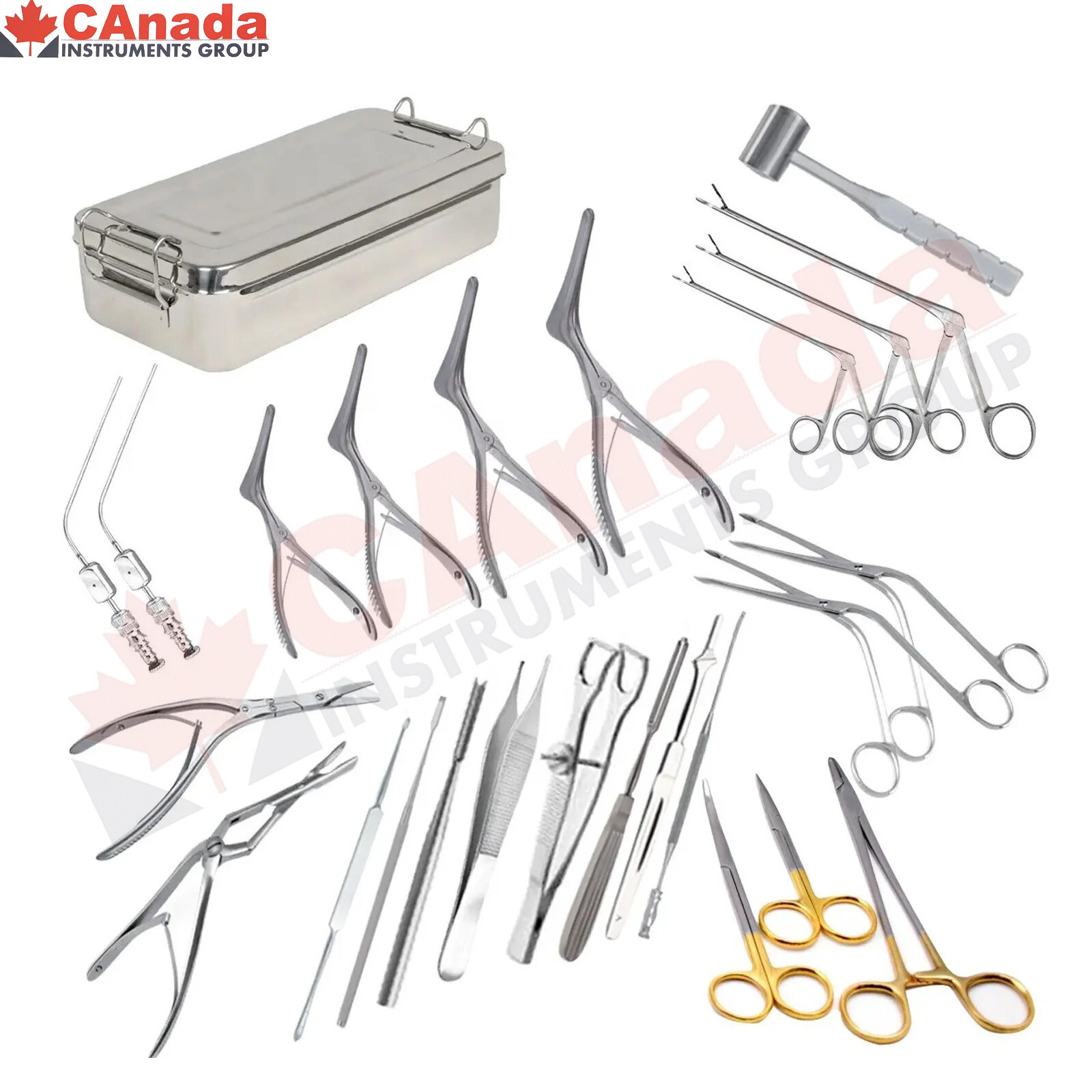 Septum Nasal surgery instruments Nose Rhinoplasty set of 26pcs ENT surgery set