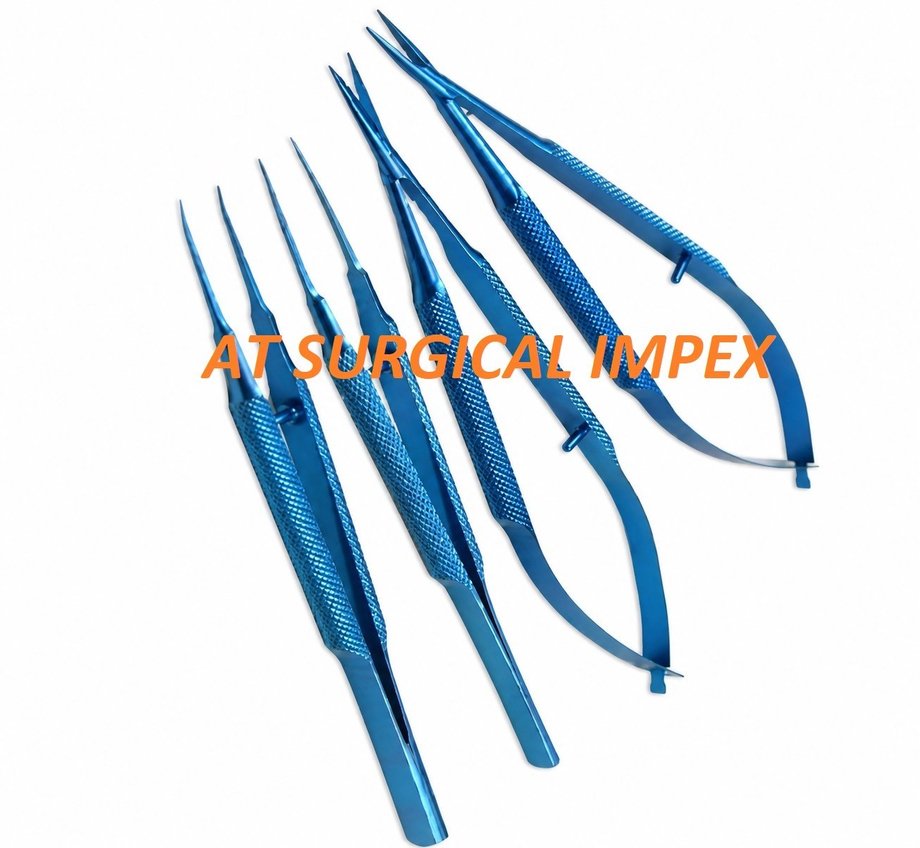 Titanium Micro Surgery Instruments Set 5.5″ 4 PCS Precision Surgical Tools