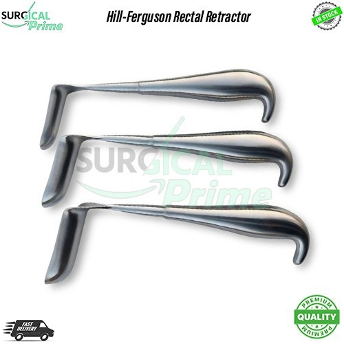 Hill-Ferguson Rectal Retractor 3 Pcs Set Small Medium Large Surgical Instruments