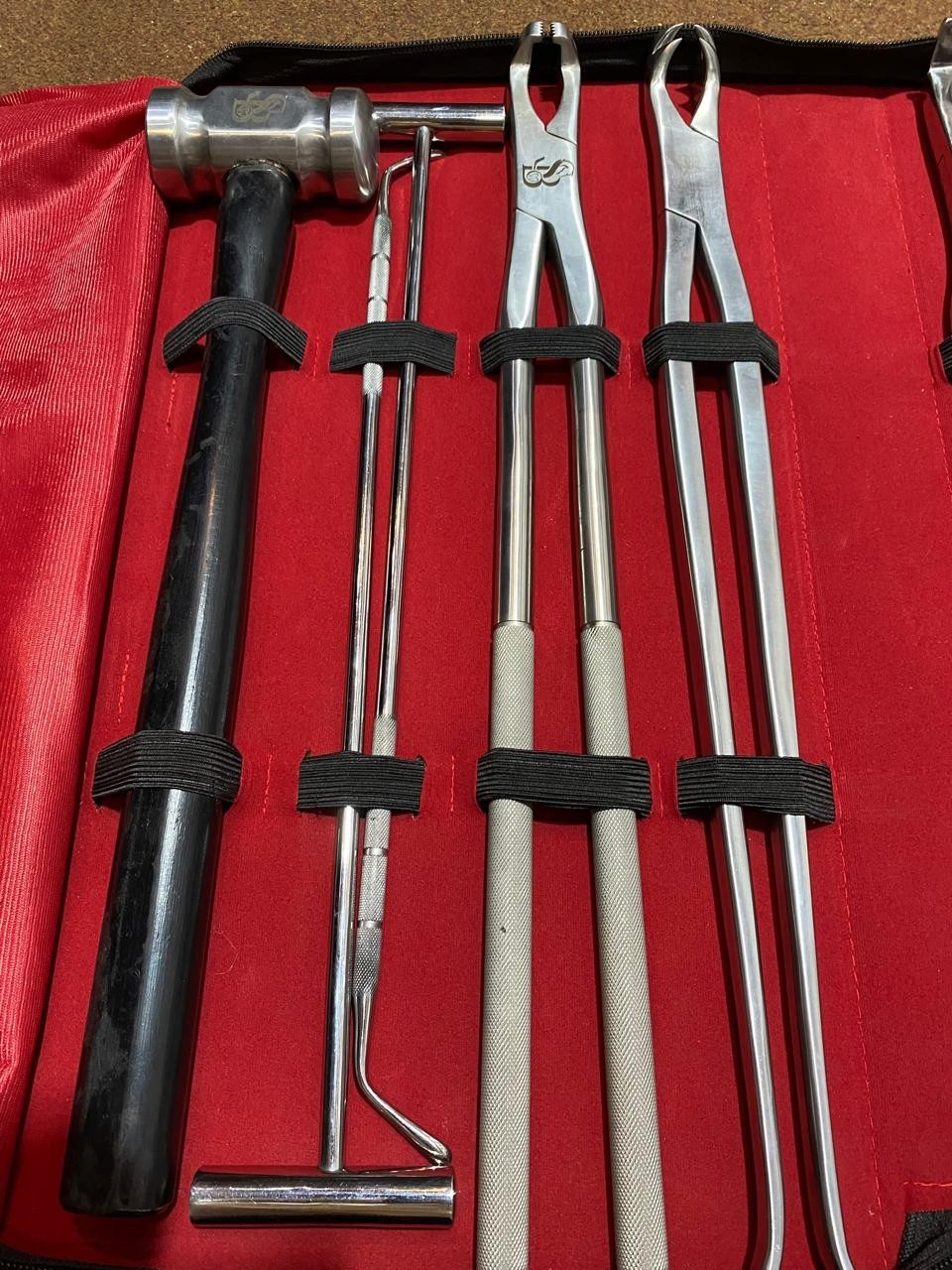 Equine Dental Complete Buccotomy Set Veterinary Tooth Extraction Kit for Horses