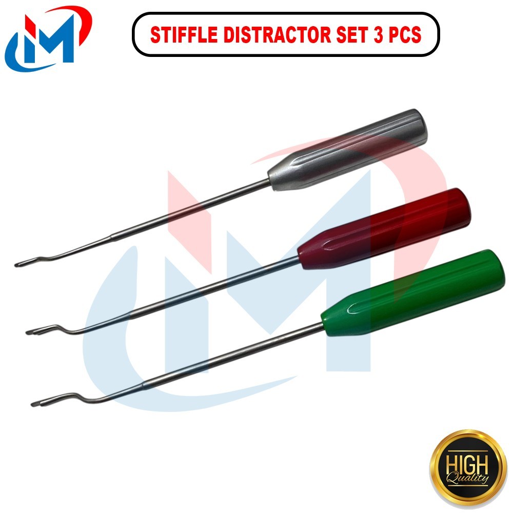 Stifle Distractor Canine Veterinary 13, 20, 27mm 3 Pcs Set Surgical Instrument