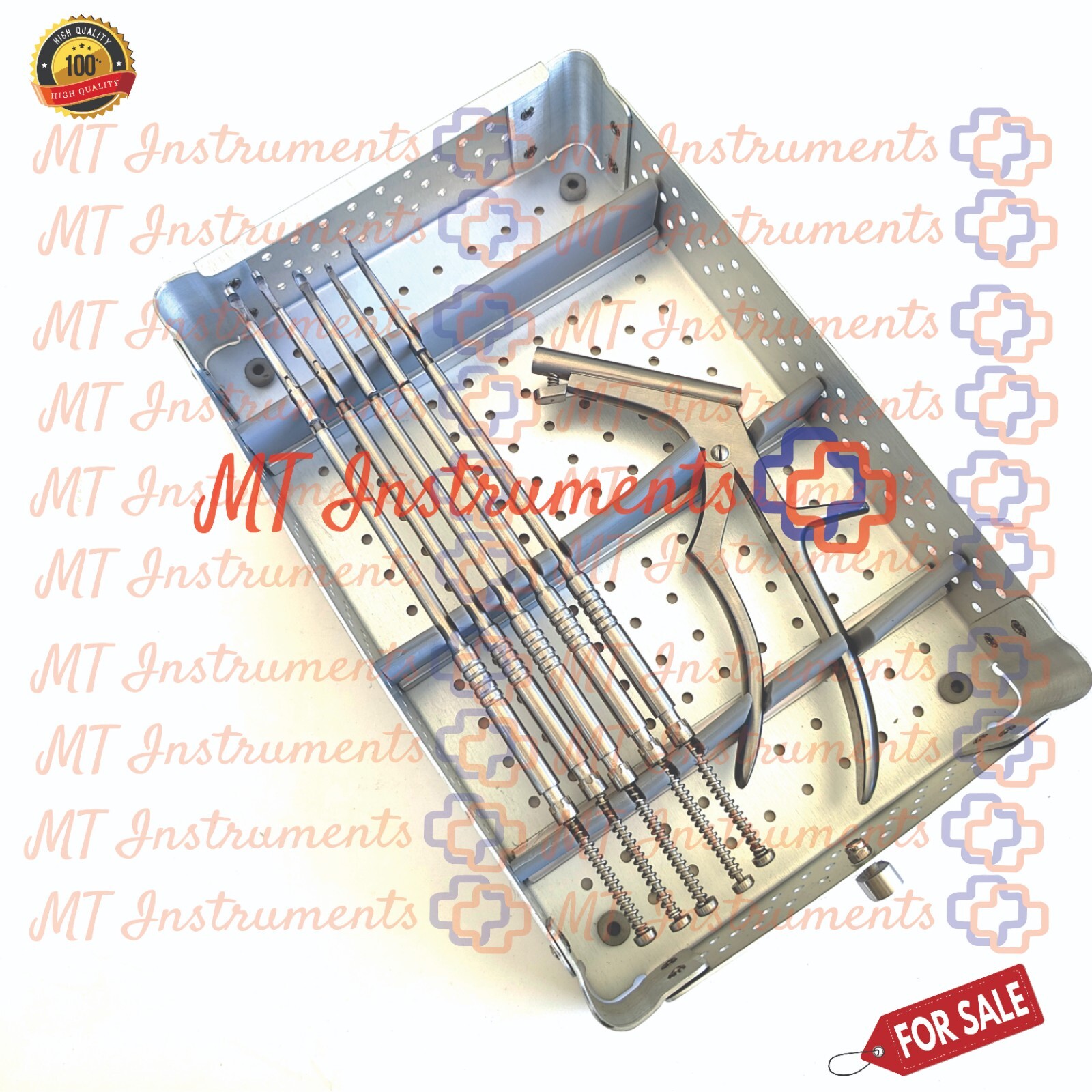 Spine Surgery Interlaminar Rongeur Straight & Curved Shaft With Box