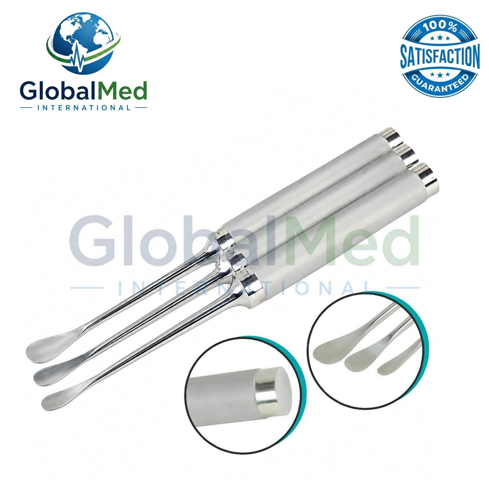 Cobb Spinal Elevators Curved Set Of 3 Orthopedic Surgery Surgical Instruments
