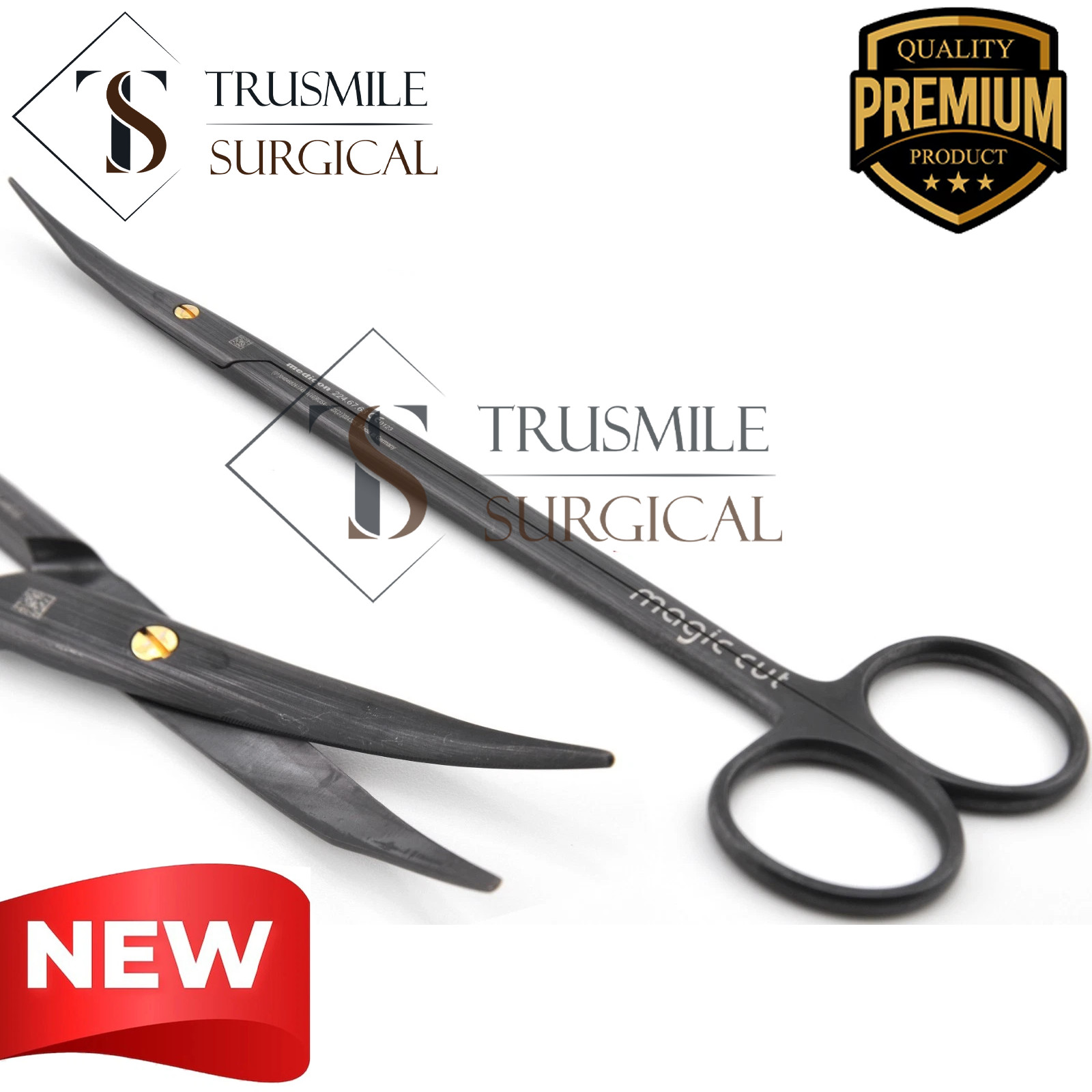 New magic cut Curved Durotip Supercut Reynolds Jameson Scissors 7″