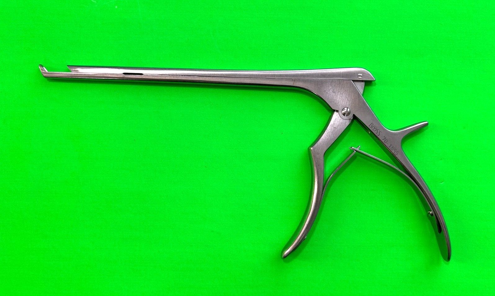 BOSS Surgical 70-1855 Orthopedic Kerrison Rongeur 5mm Up Bite, 40°, Shaft 8″