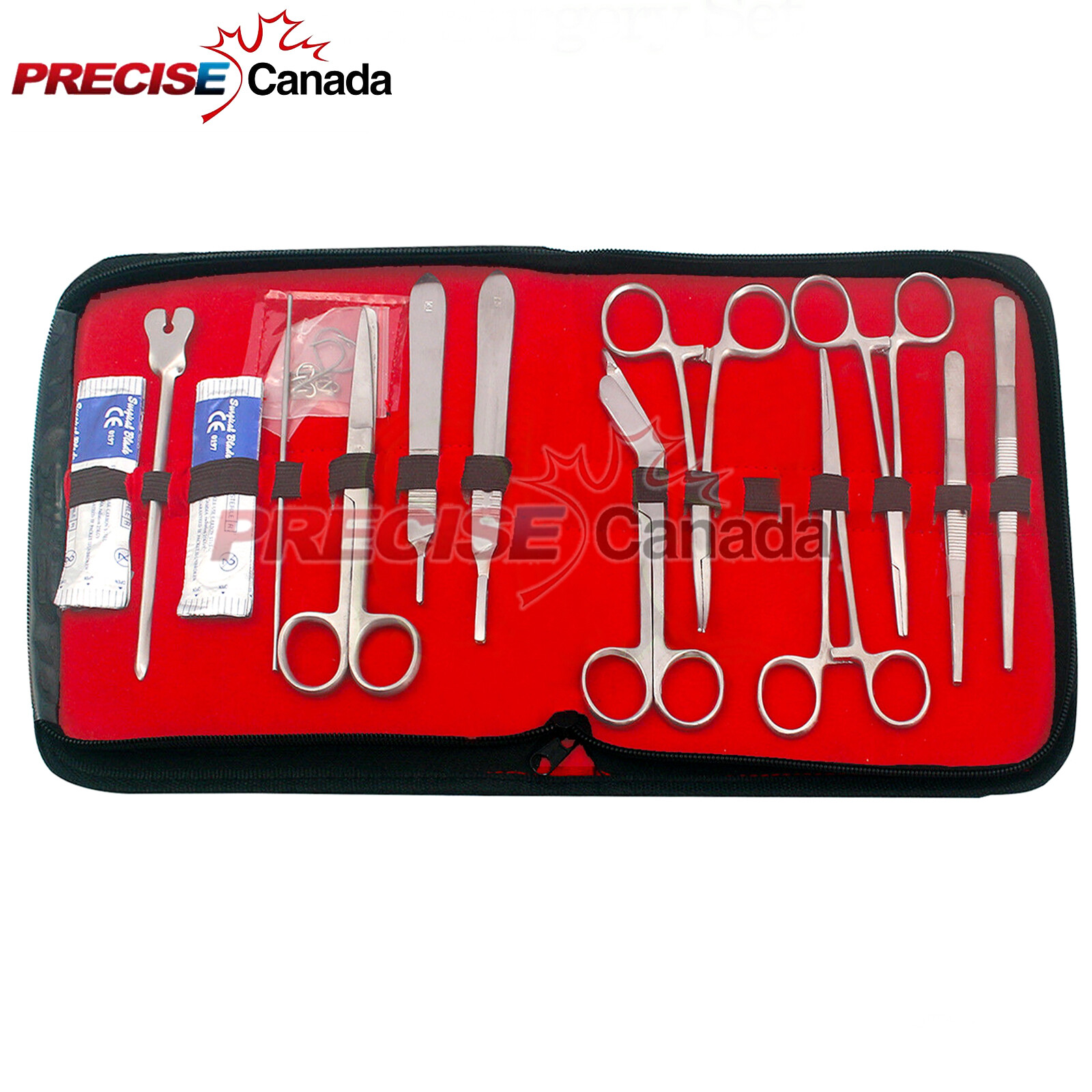 18 pcs Minor Surgery Set Surgical Instruments Kit Stainless Steel DS-1179