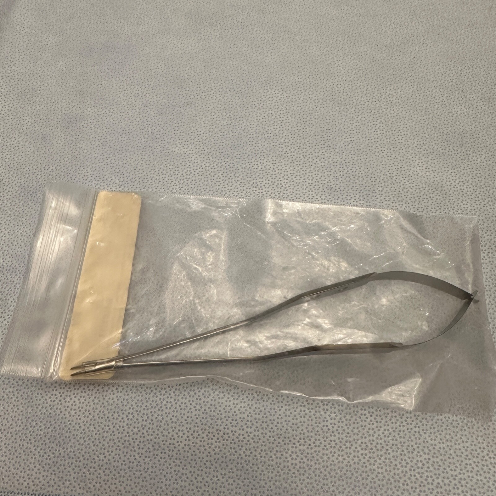 Symmetry Surgical 59-2348 Needle Holder; Yasargil; Curved Upward; Micro; 8 in