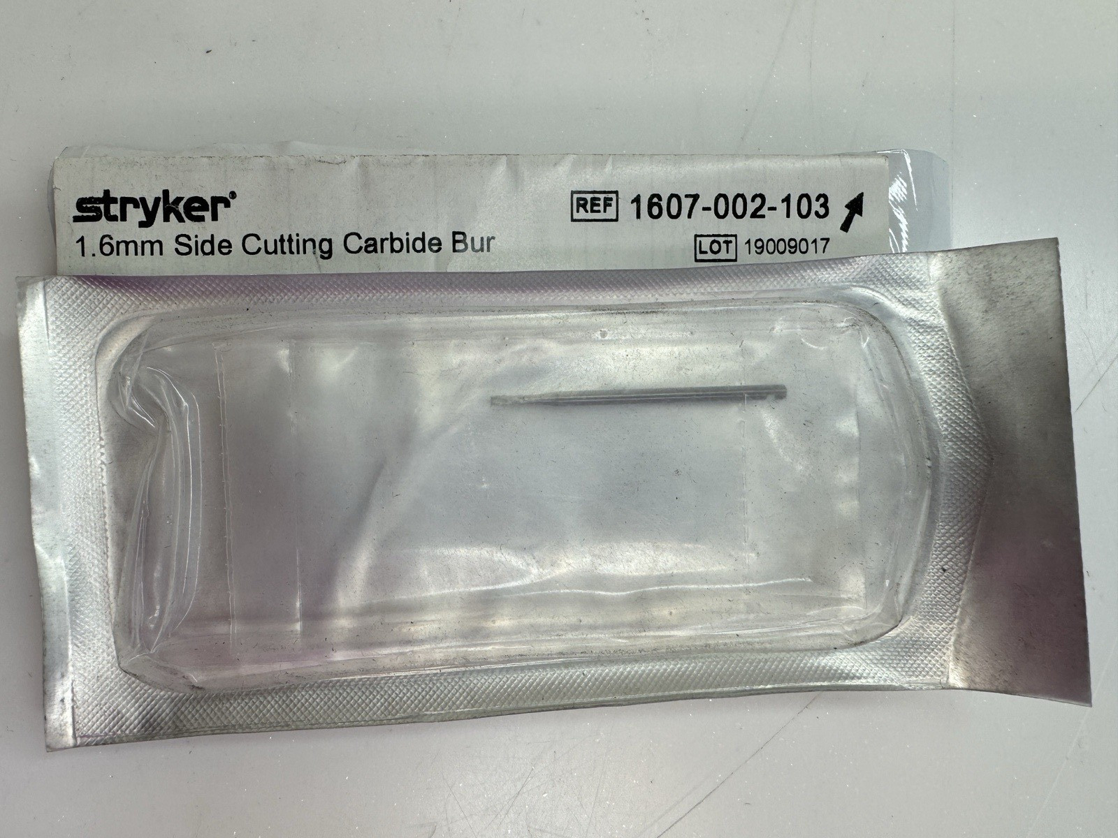 Lot of 6 Stryker 1608-002-103 Side Cutting Carbide Bur