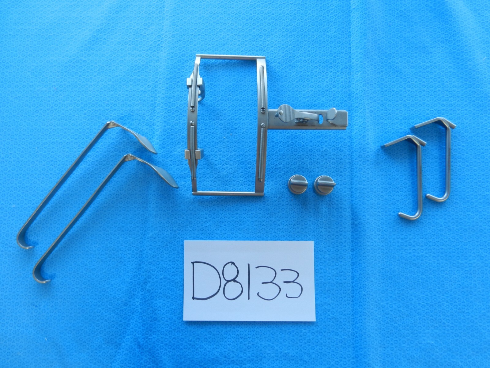D8133 W. Lorenz Dingman Mouth Gag Set w/ Small & Medium Blades 02-0060
