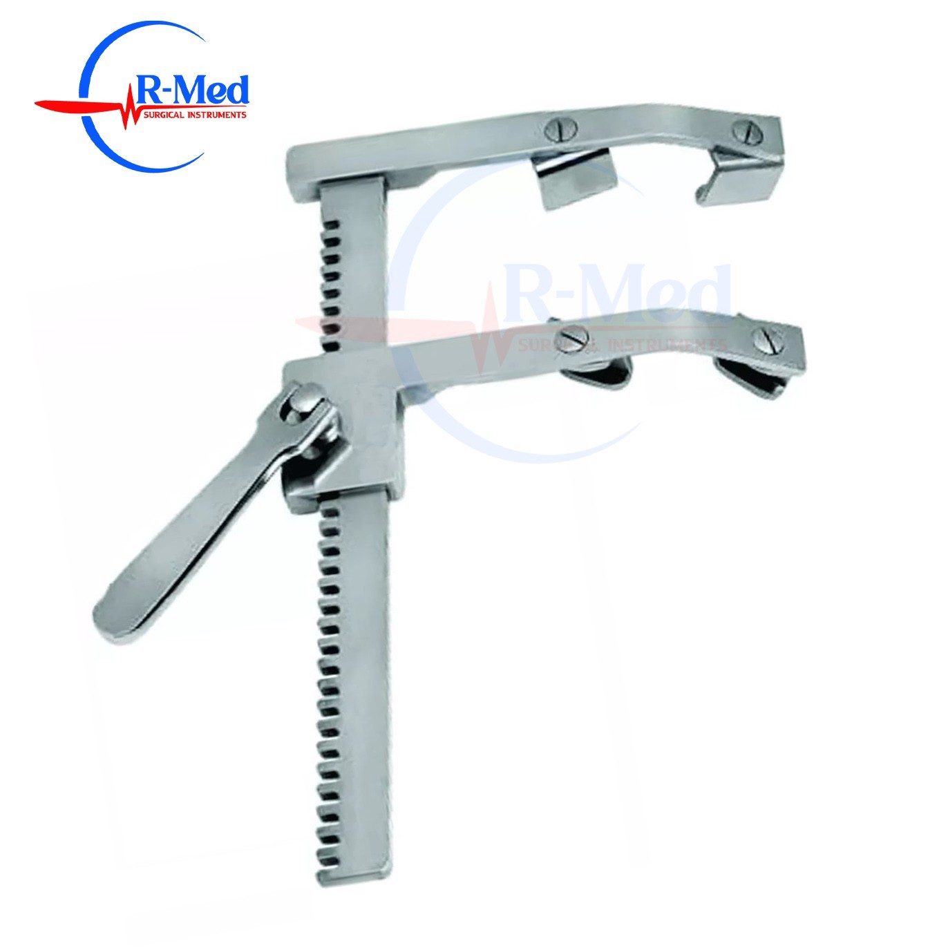 MORSE Sternal Retractor, Adult 8″ Spread, Curved Arms, with 4 Blades CE