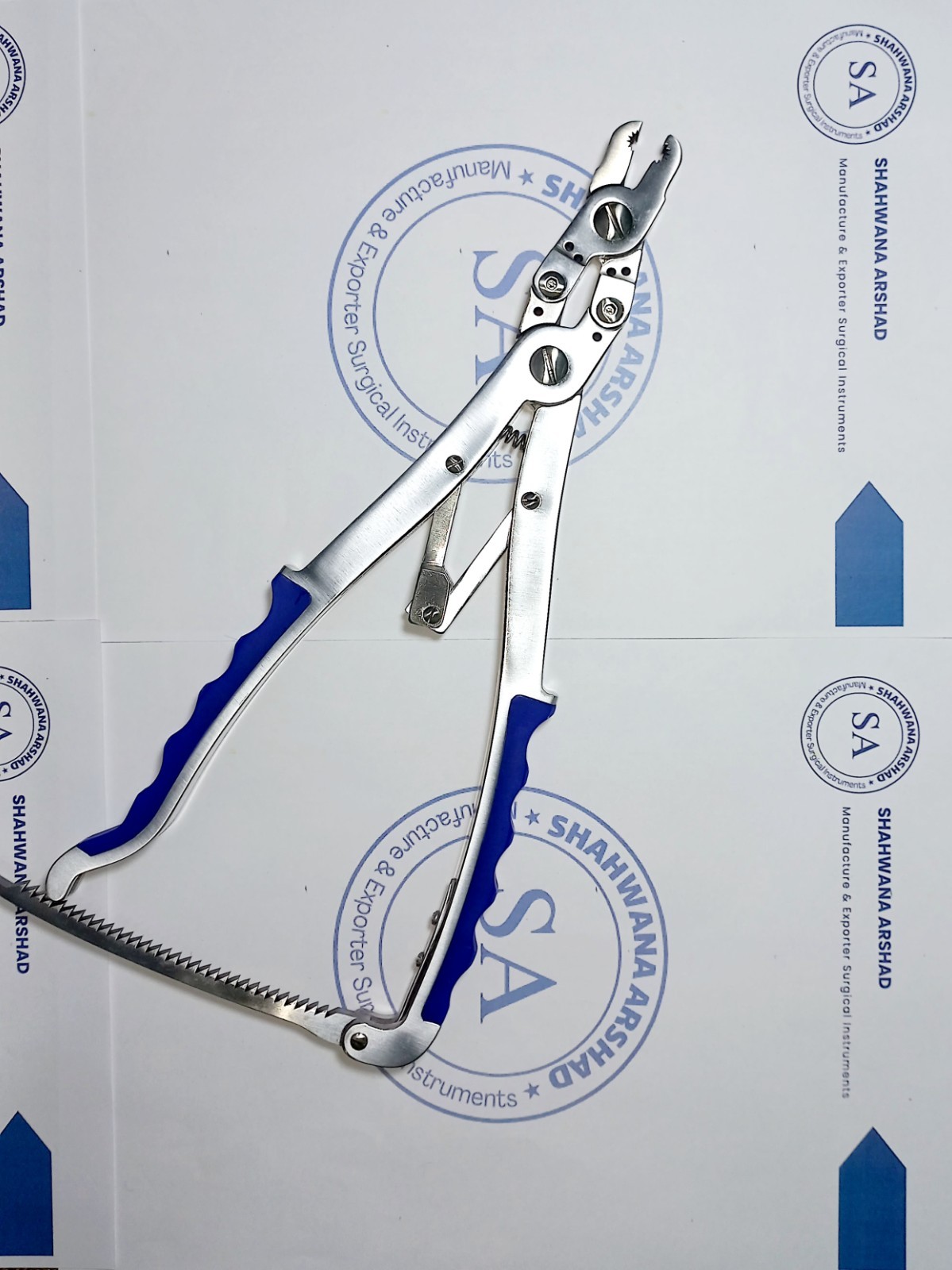 Spinal Rod Gripper and Compressor With Silicone Handle Spine Instruments