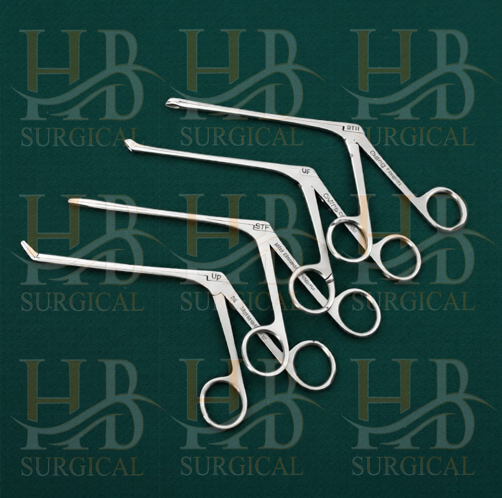 Weil Blakesley & Thru Cut Nasal Forceps Straight And 45 Degree 4 PCs Set