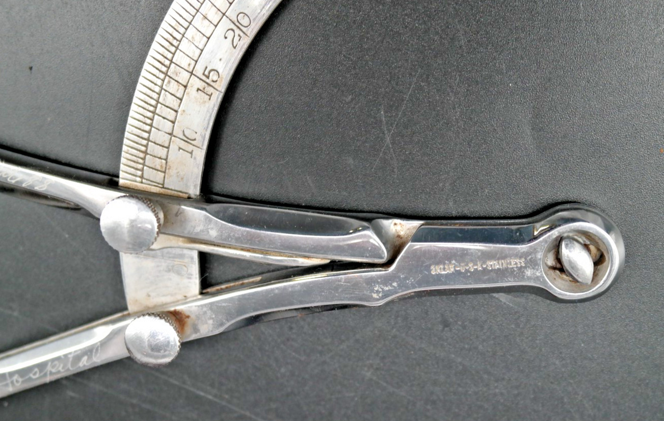 Three Vintage OB/GYN Pelvimeters: F Dittmar/Penn/Sklar All in Cm’s and Inches