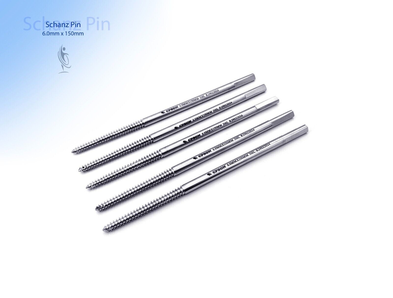 Schanz Pin (6.0mm) veterinary instrument
