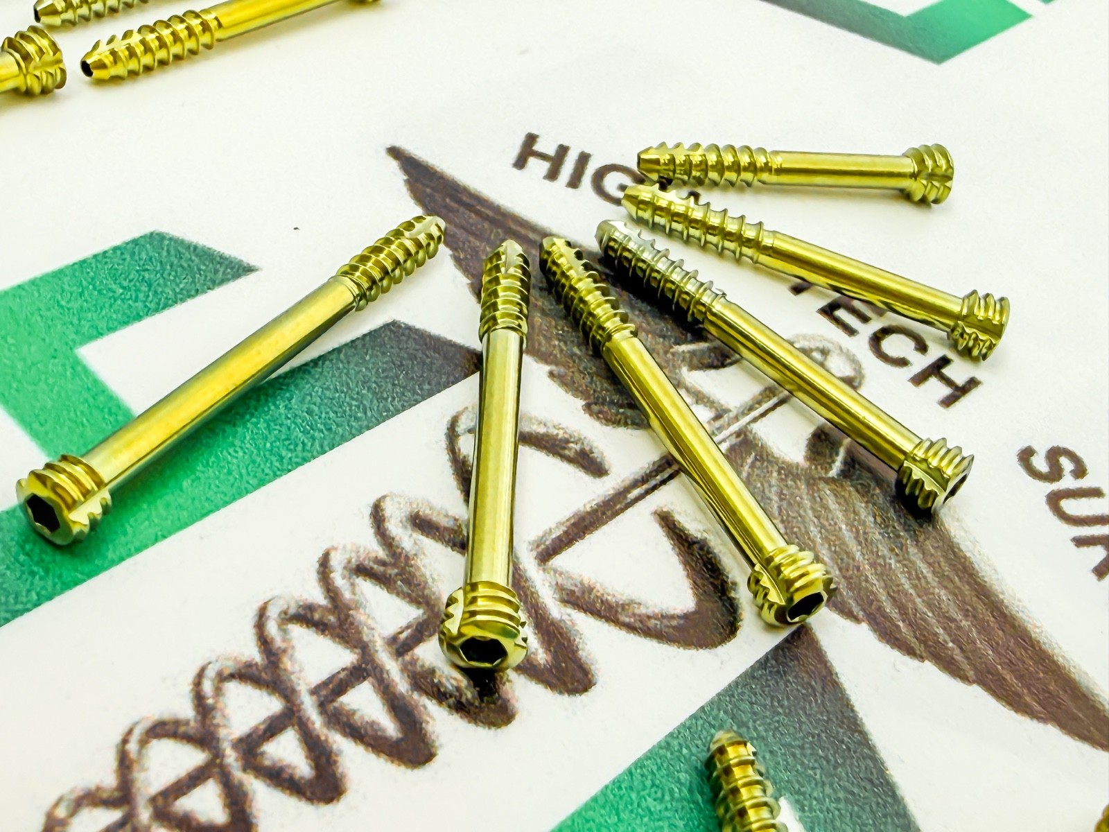 3.0mm HerBert Cannulated Screws Titanium Grade 5 Set 42 Pcs + Screwdriver Gift