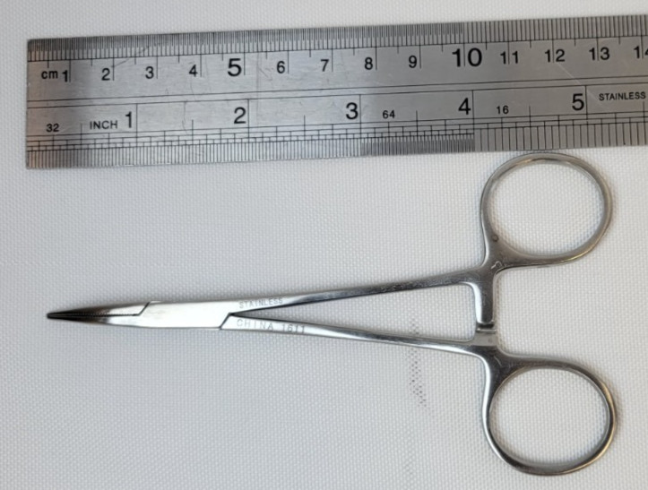 Codman 38 Curved Hemostatic Forceps