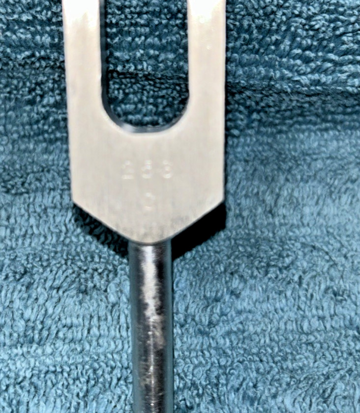 Tuning Fork, Aluminum Alloy, Vibration C-128, C-256