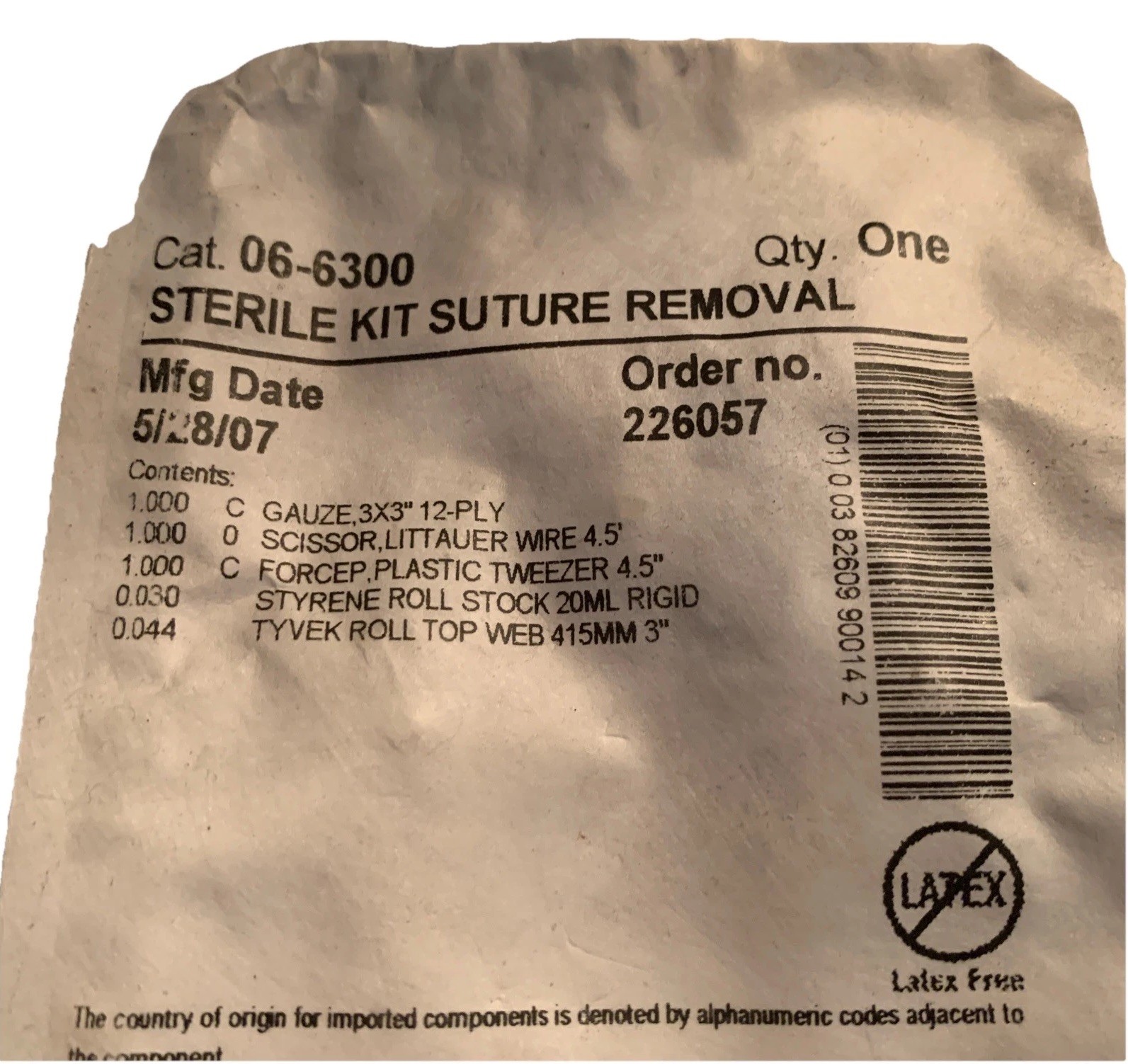 Cardinal Health Suture Removal Kit