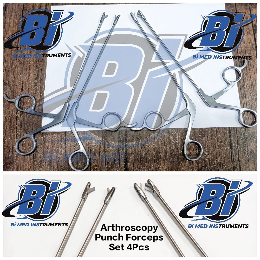 Arthroscopy Instruments Punch Forceps Orthopedics Instruments Set of 4 Pcs