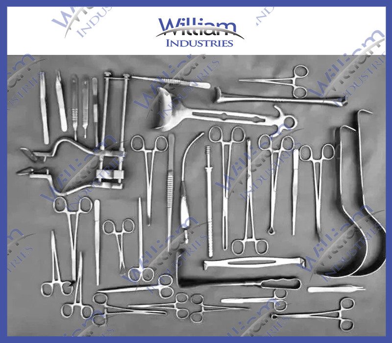 General Surgery Basic Laparotomy Surgical Instruments 108 PCS SeT