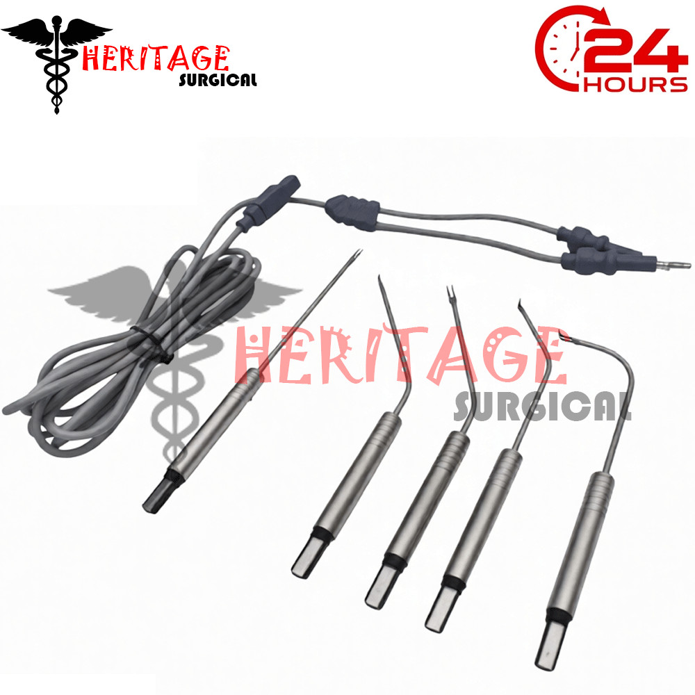 ENT Bipolar Electrodes Set Electro Surgical instruments