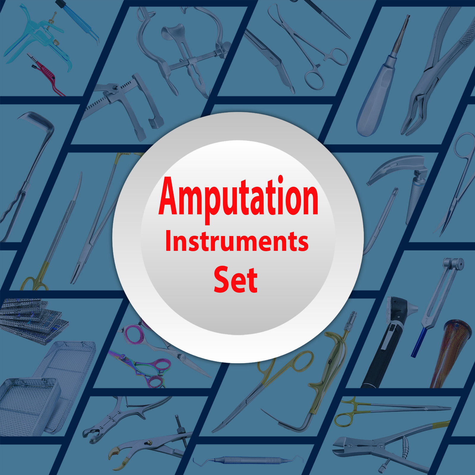 23 Pieces Amputation Surgical Instrument Set