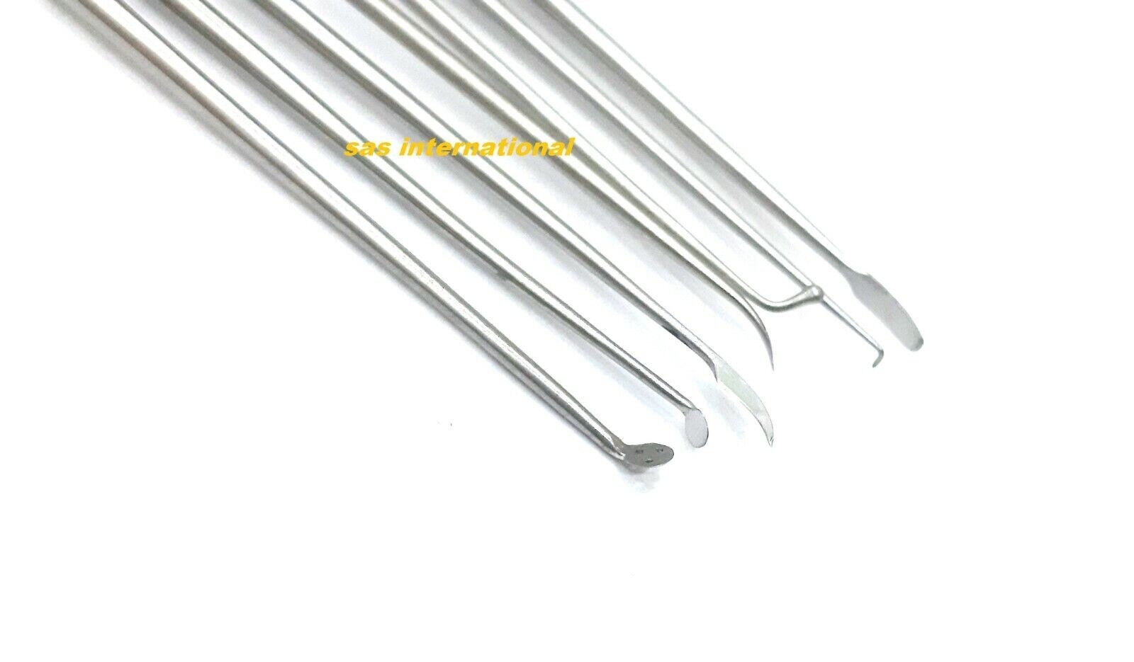 Sickle Knife, Side,Circular, Pick CVD, Ball Probe, Pick 90, Repositor ENT