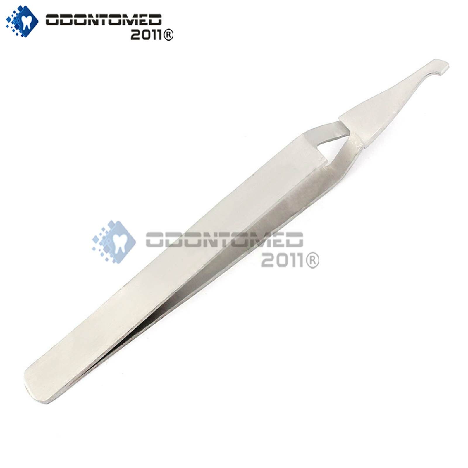 Bracket Placement Tweezer Narrow Smooth Tips Orthodontics Surgical Instruments