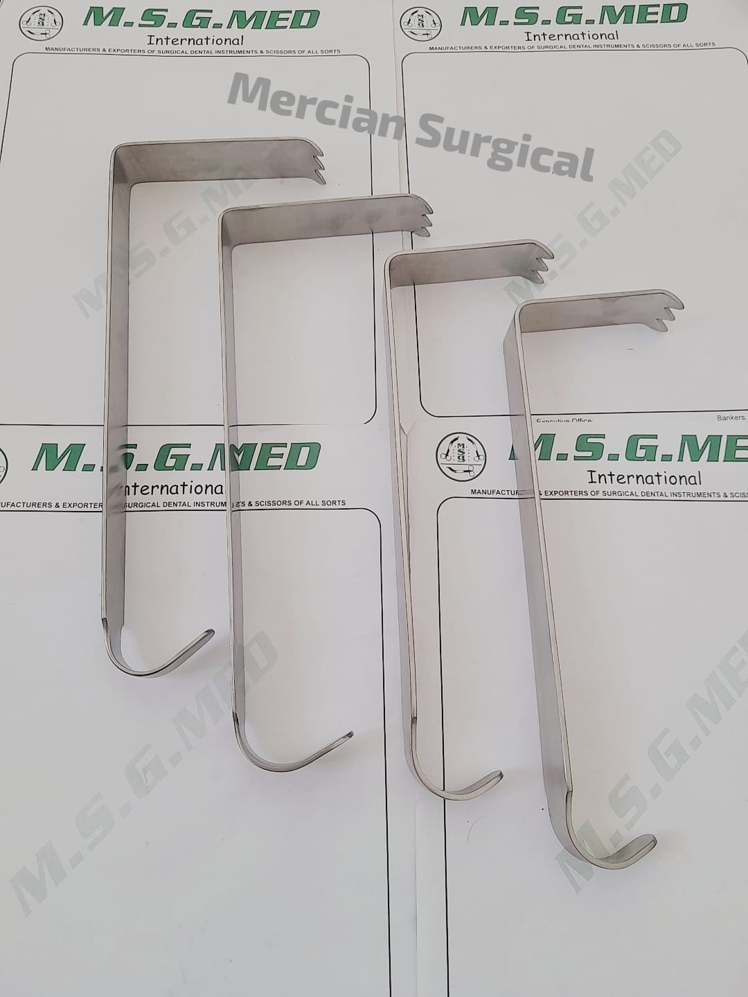 Hibbs Retractors Surgical Stainless Steel Quality 25x70mm,25x80mm 4PCS Set Offer