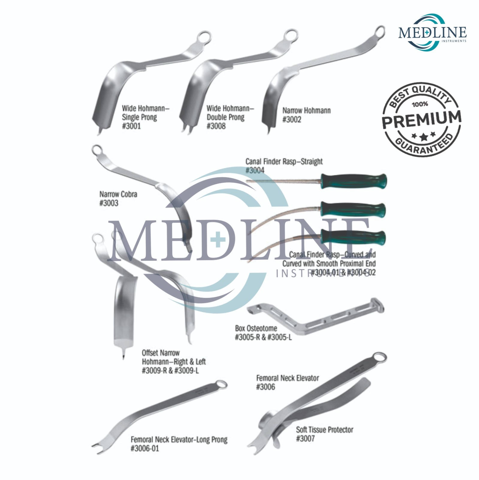 Unger Anterior Total Hip Retactor Instruments Set High Quality