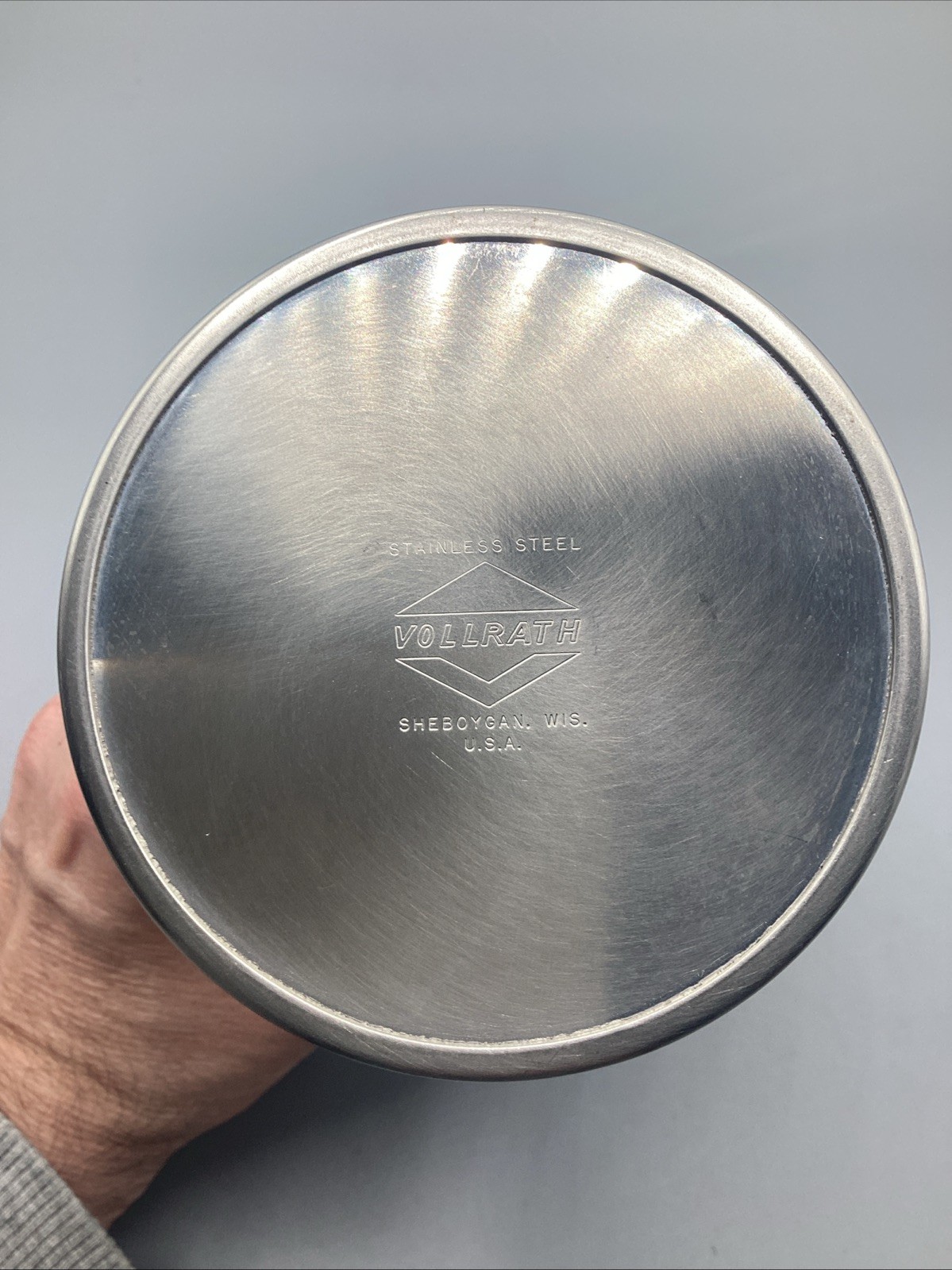VTG Vollrath Stainless steel Medical Utensil Forceps Container Jar Holder 7.5″