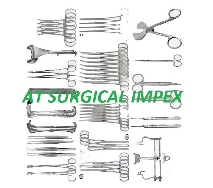 50 Pcs Custom C-Section Surgical Instruments Set OB GYN German Steel Kit
