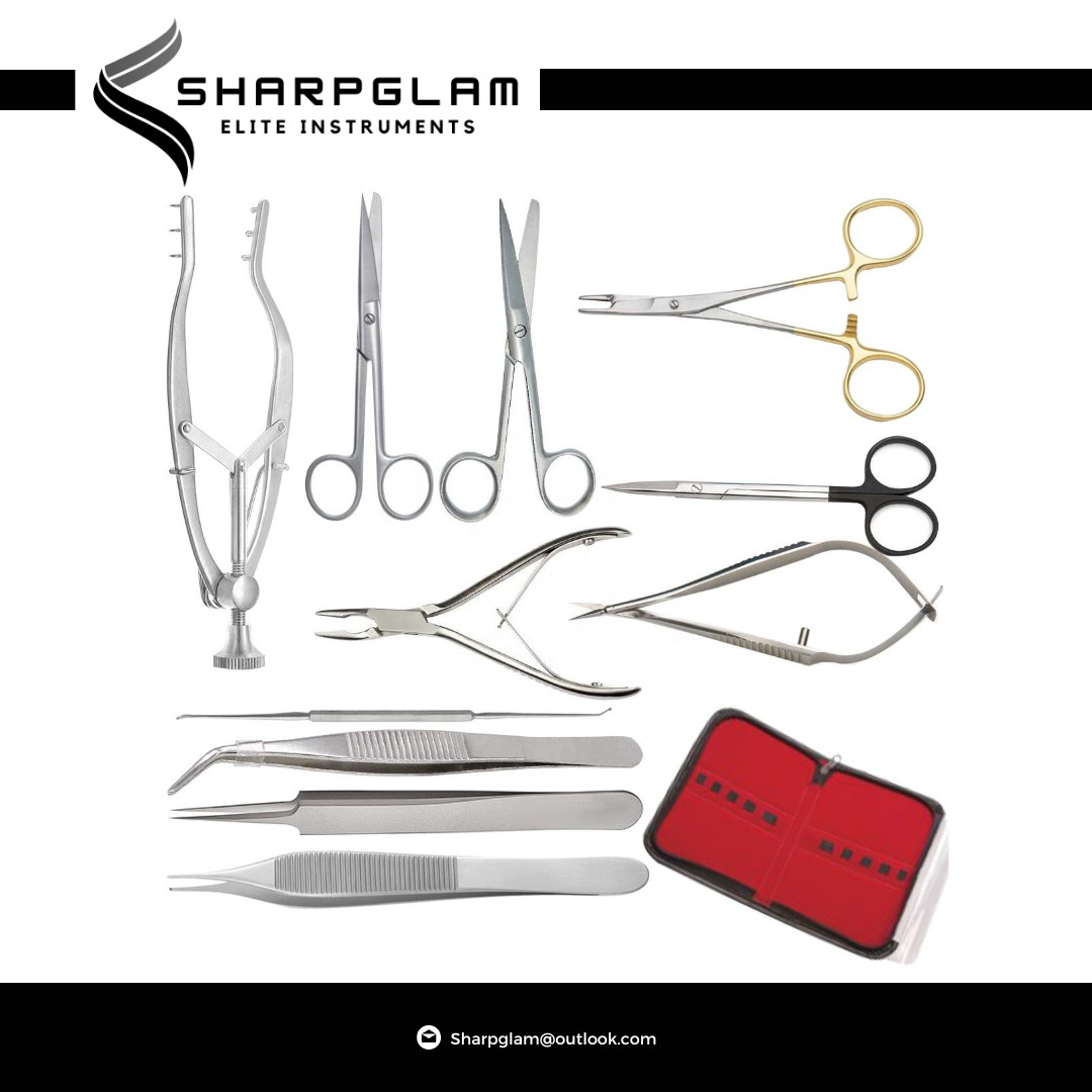 12Pcs Professional Anatomy Dissection Kit Surgical Physiology Dissecting Set CE