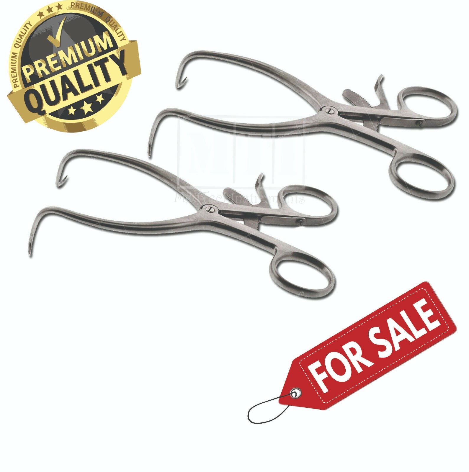 2 Pcs Set Of Gelpi Seletz Retractor Stainless Steel Orthopedic Instruments