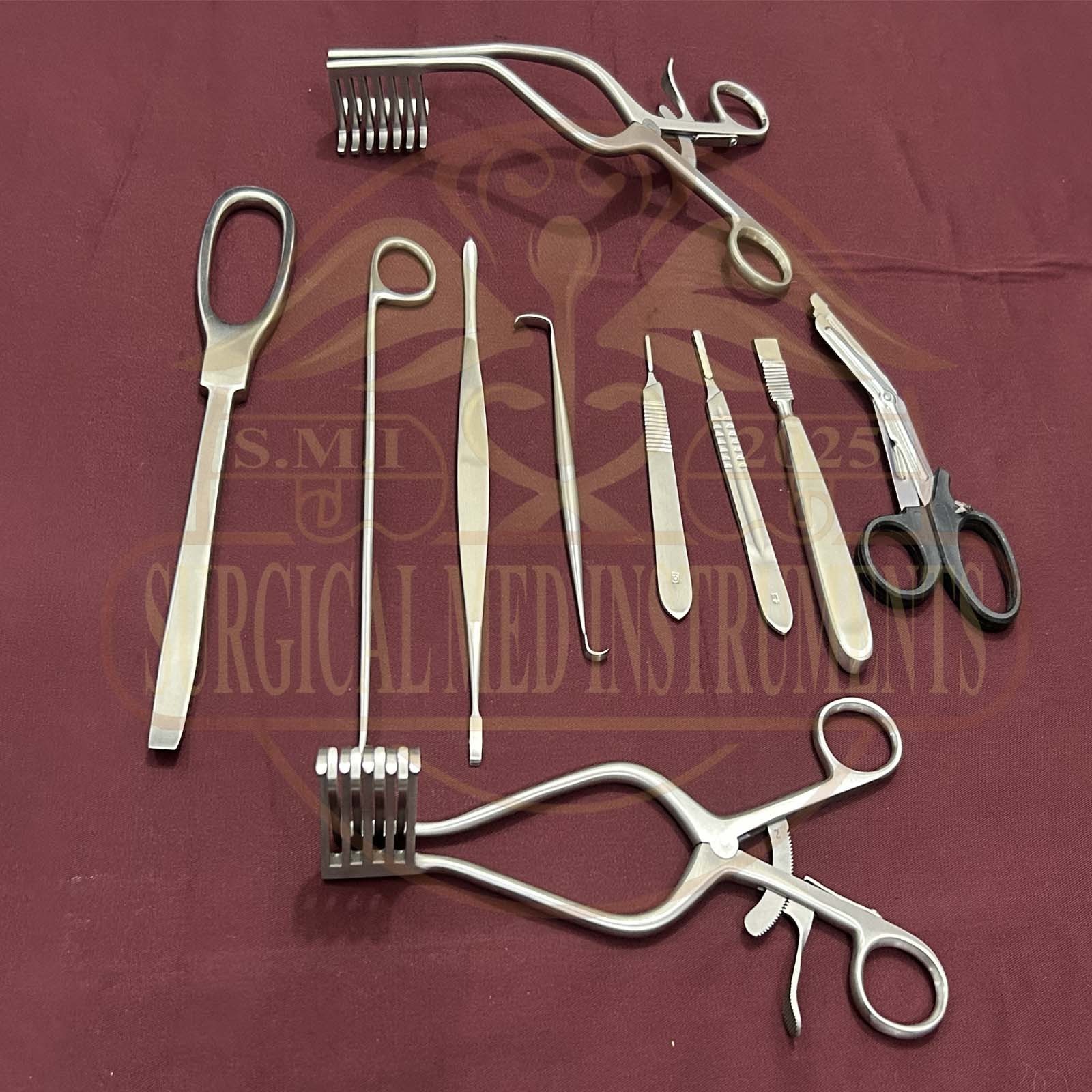 Basic Retractors Orthopedic Surgery Set Surgical Instruments Set of 10 PCS