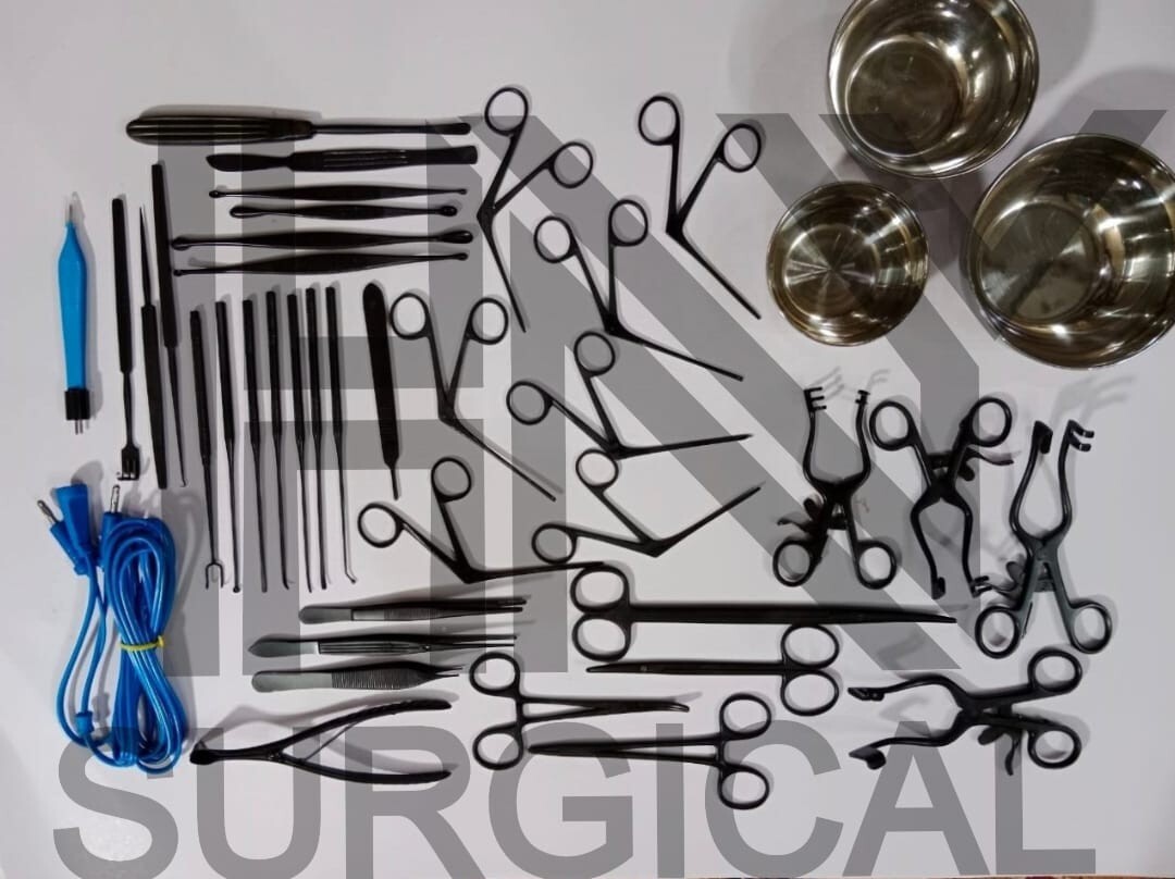 Tympanoplasty Micro Ear Surgery Instruments Set Of 41 Pcs