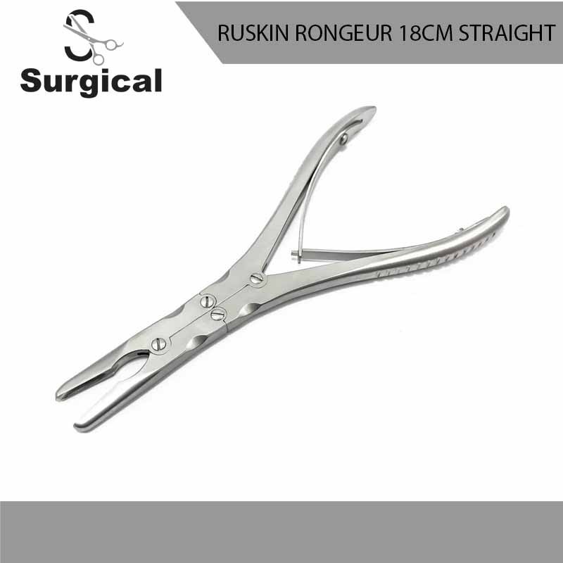 RUSKIN BONE RONGEUR FORCEP BONE NIBBLER DOUBLE ACTION ORTHOPEDIC INSTRUMENT