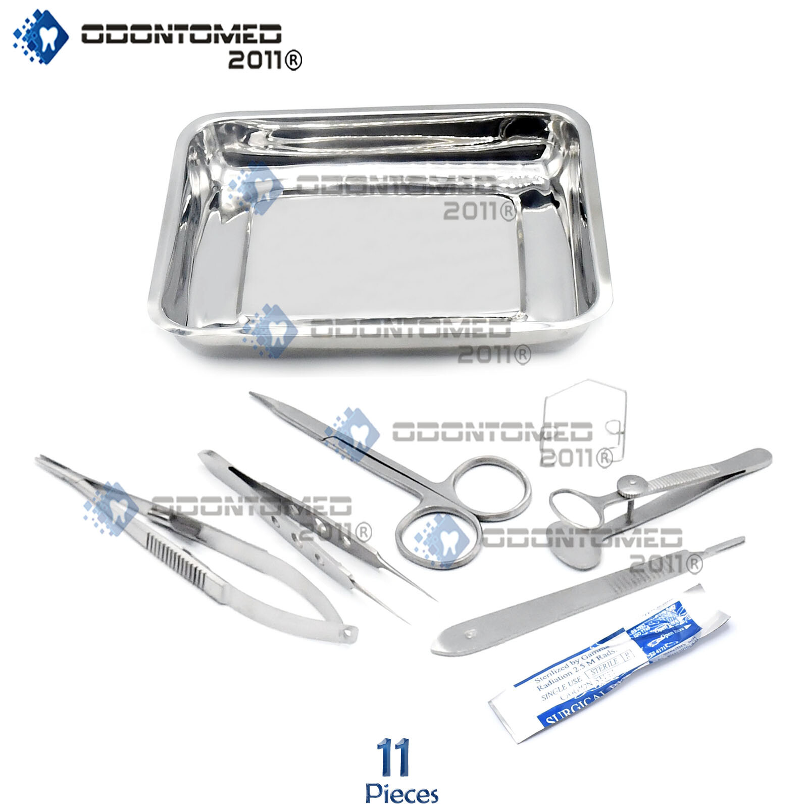 Advance Eye Kit Surgical Optalmic Instruments of 11 Pcs Ey-032