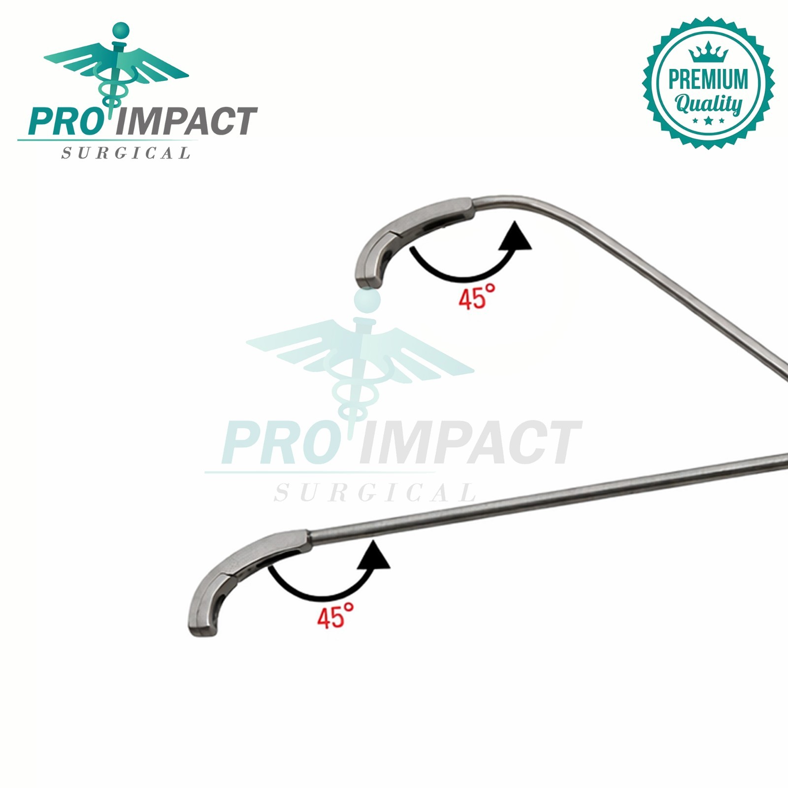 Sinus & Hypophysectomy Polyp Fess Antrum Grasping Forceps 2 Pcs Set Ent Surgery