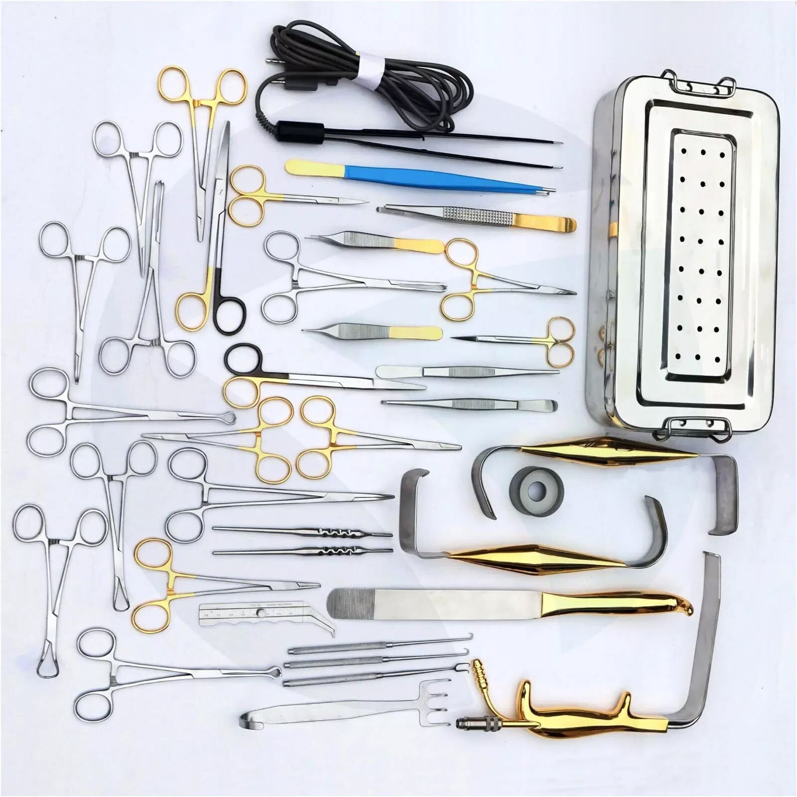 Tebbetts Breast Surgery Instruments Set of 43 PCs, Breast Augmentation Set