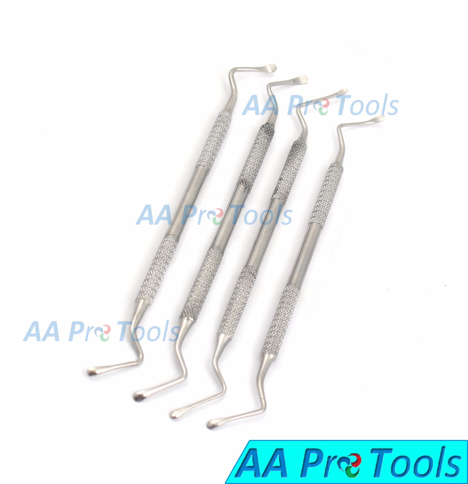 AA Pro: Lucas curette Periodontal Bone Curettes Set of 4, Good Quality