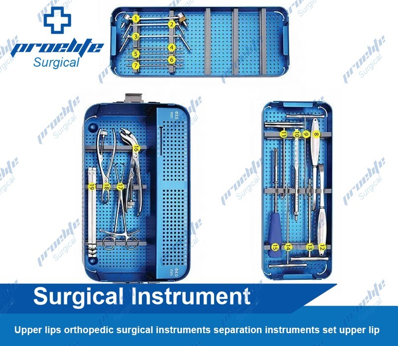 Upper lips orthopedic surgical instruments separation instruments set upper lip