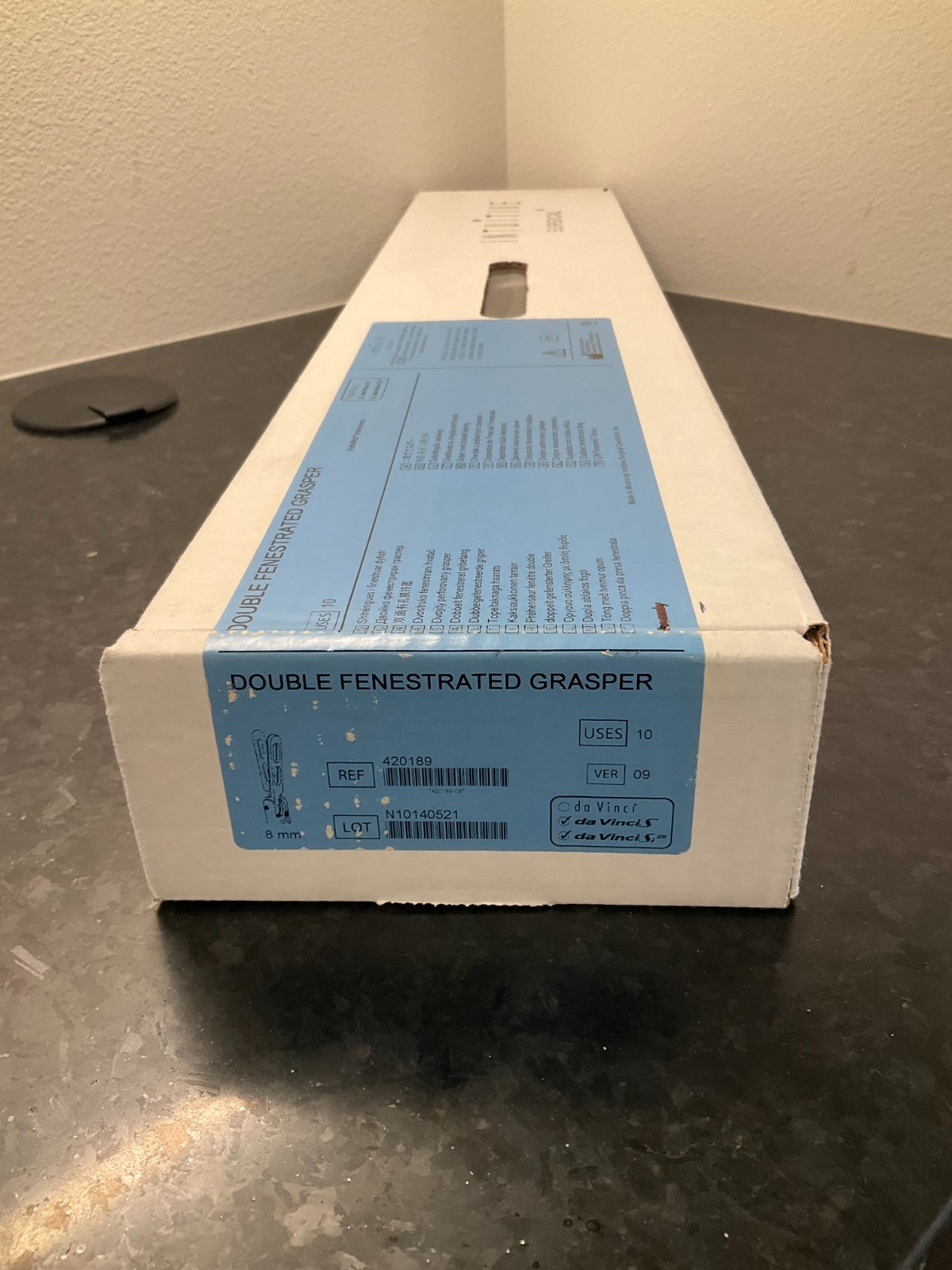 NEW SEALED Intuitive Surgical 420189 Da Vinci Double Fenestrated Grasper