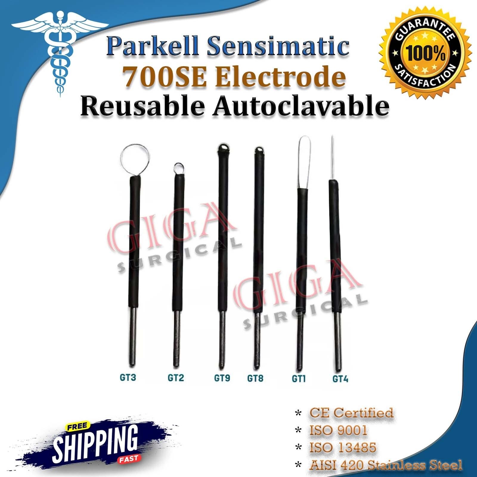Parkell Sensimatic 700SE Electrodes Reusable Autoclavable CE Certified