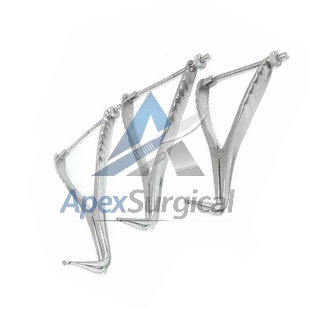Set of 3 Stifle Distractor with Spinlock 13cm, 19cm, 21cm Orthopedic Instruments