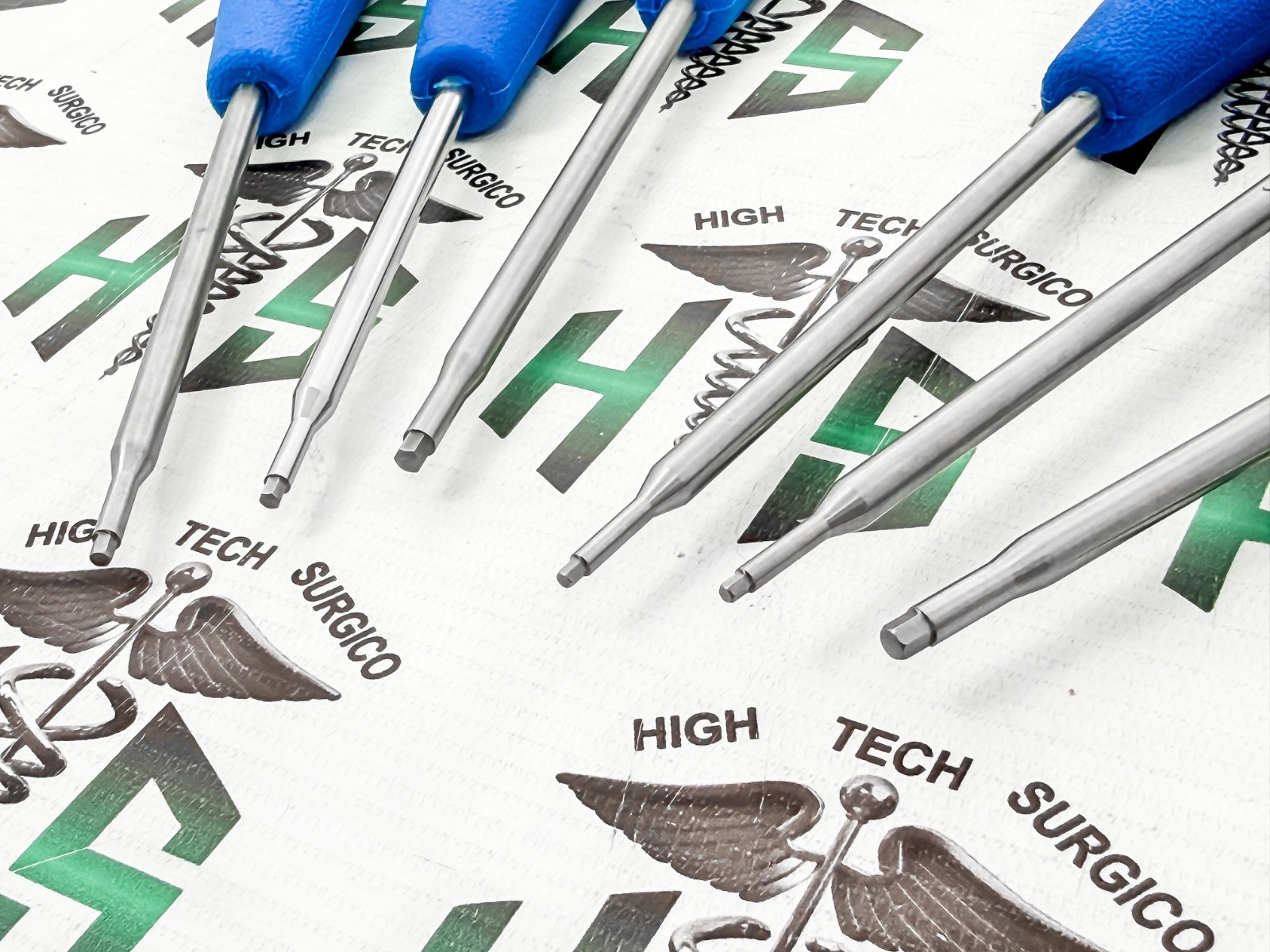 Orthopedic surgical Screwdriver Set Hexagonal with Fiber Handle (6 pcs set)