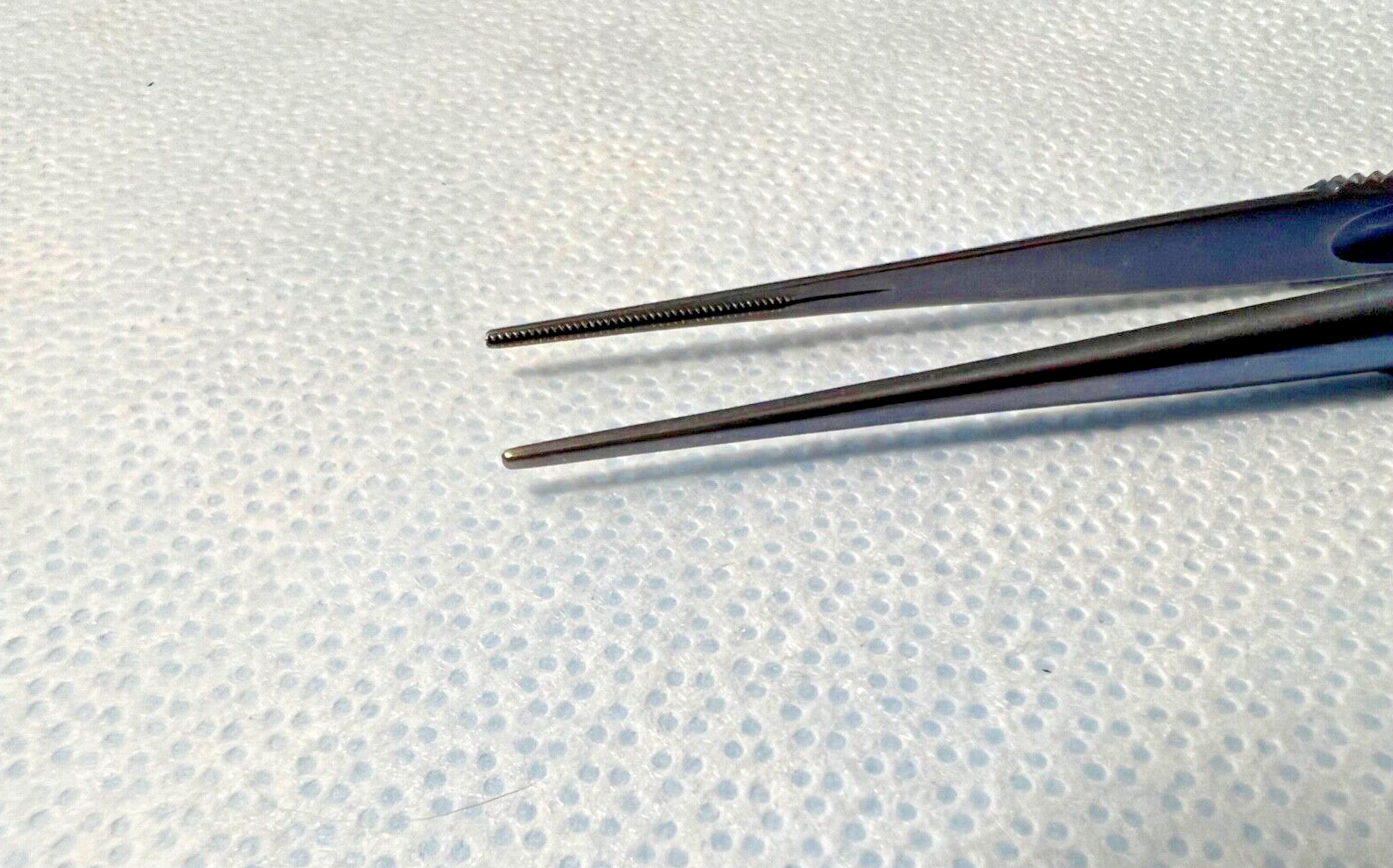 Jarit Cardio-Grip 320-114TI Titanium DeBakey Vascular Tissue Forceps, 1.8mm Tips