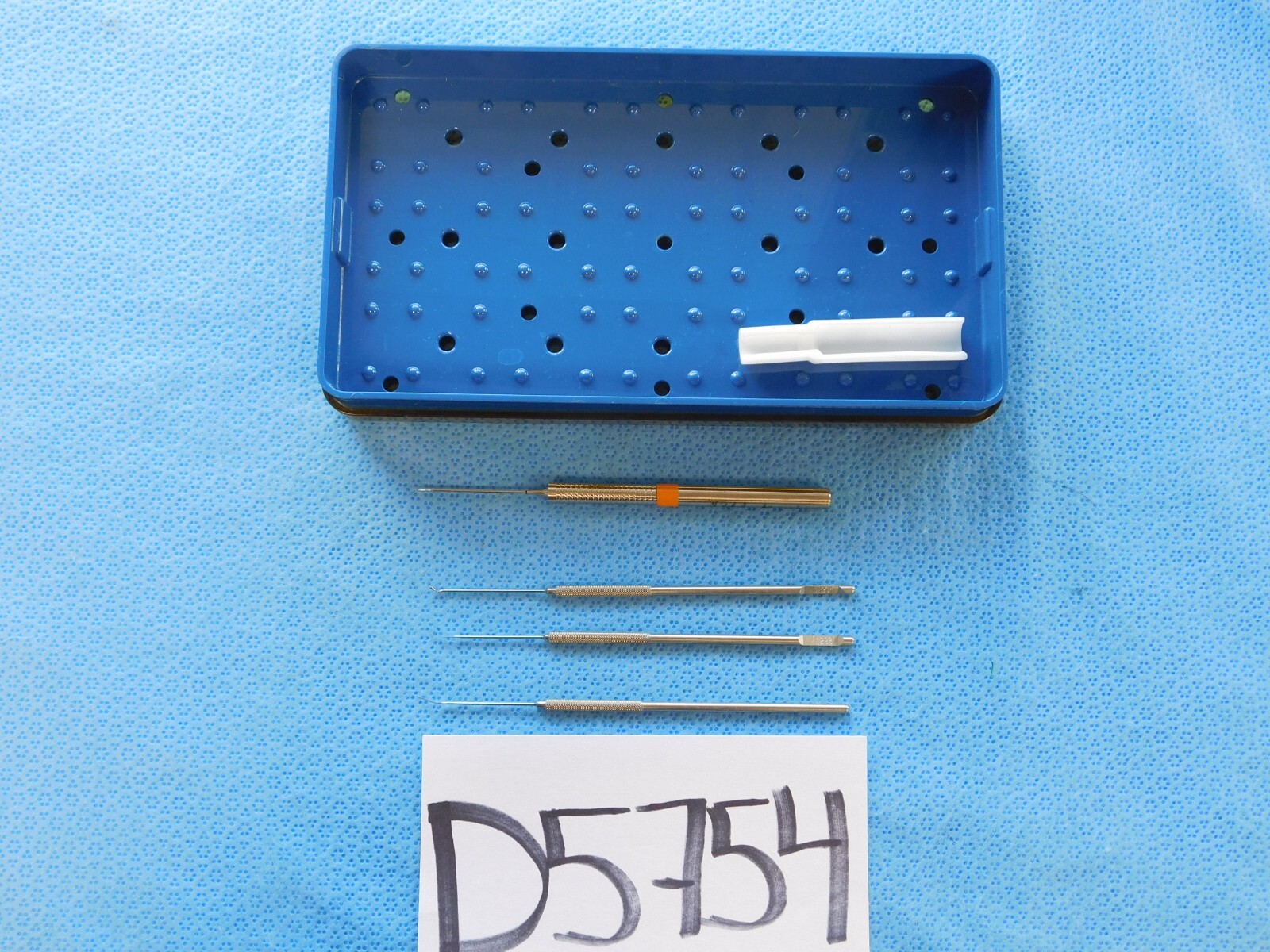 D5754 Storz Opthalmic Picks Set of 4 Approx. 13cm WITH CASE
