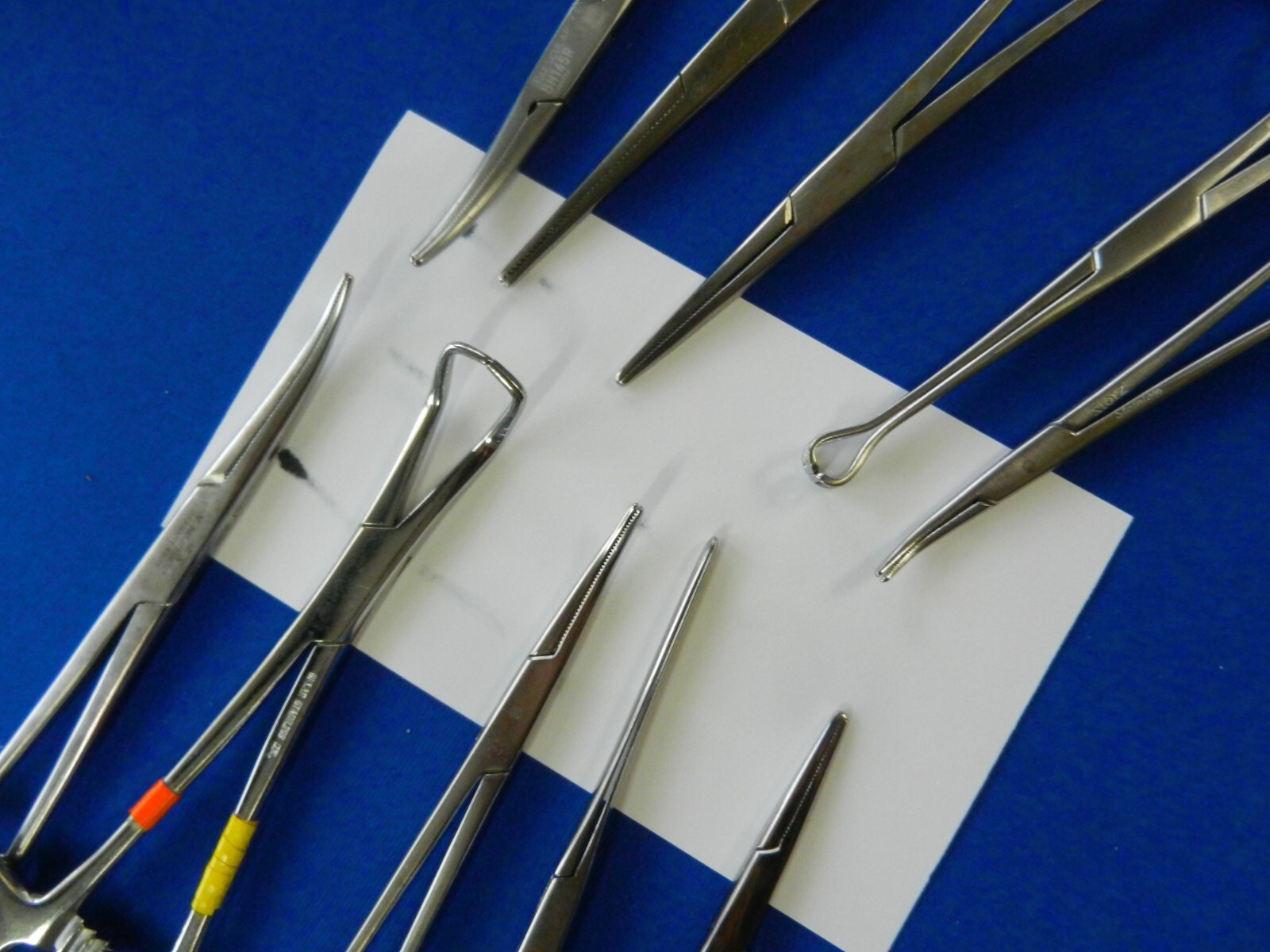 E541 Pilling Jarit Storz Lot of 10 Forceps Approx. 12-16cm Length